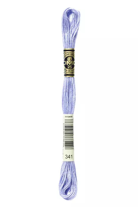 DMC 6 Strand Embroidery Floss - 341 Hydrangea Blue