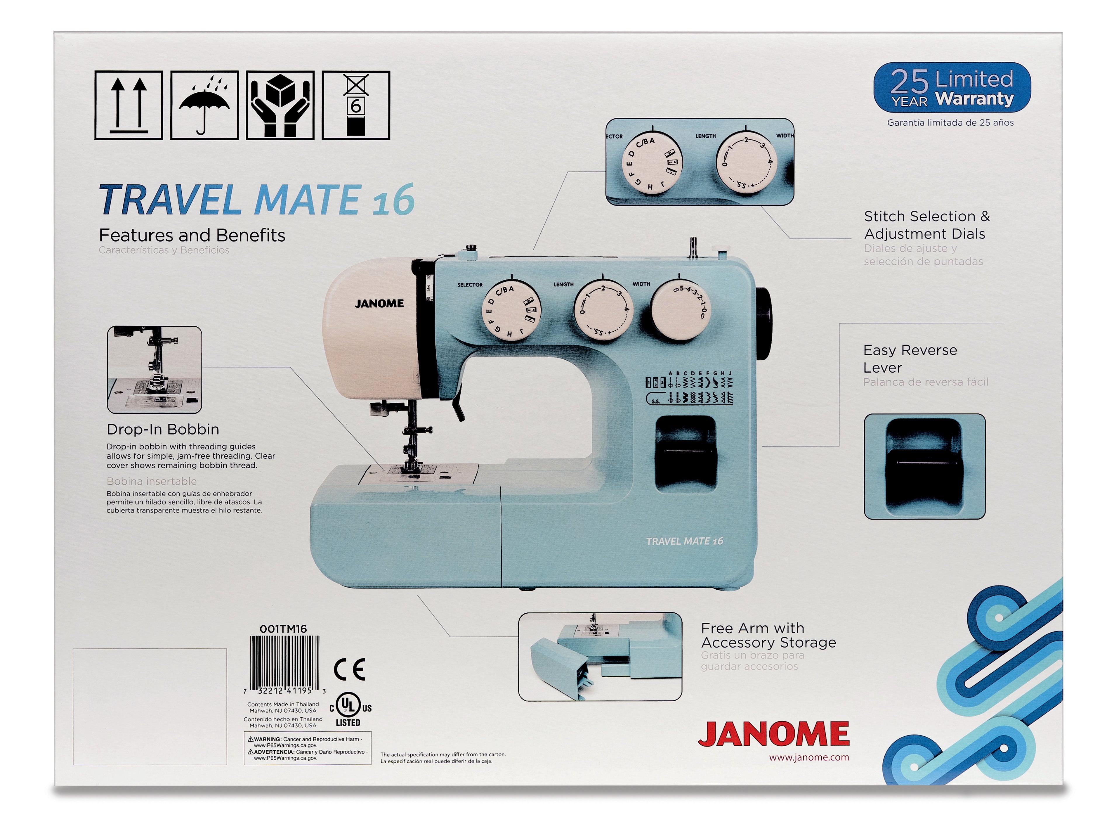 Janome Travel Mate 16 – Mended Hearts Quilting & Boutique