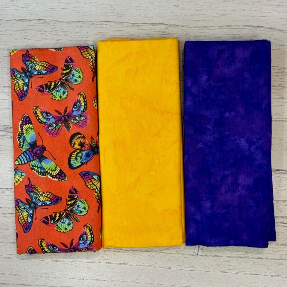 3 Yard Fabric Bundle - Tula Pink - Daydreamer Butterfly Kisses