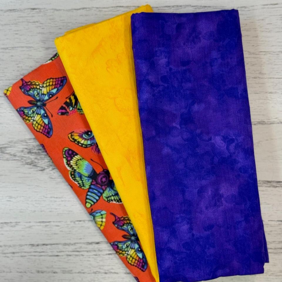 3 Yard Fabric Bundle - Tula Pink - Daydreamer Butterfly Kisses