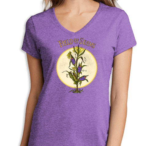 Field of Seams V-Neck T-Shirt