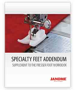 Janome Presser Foot Workbook