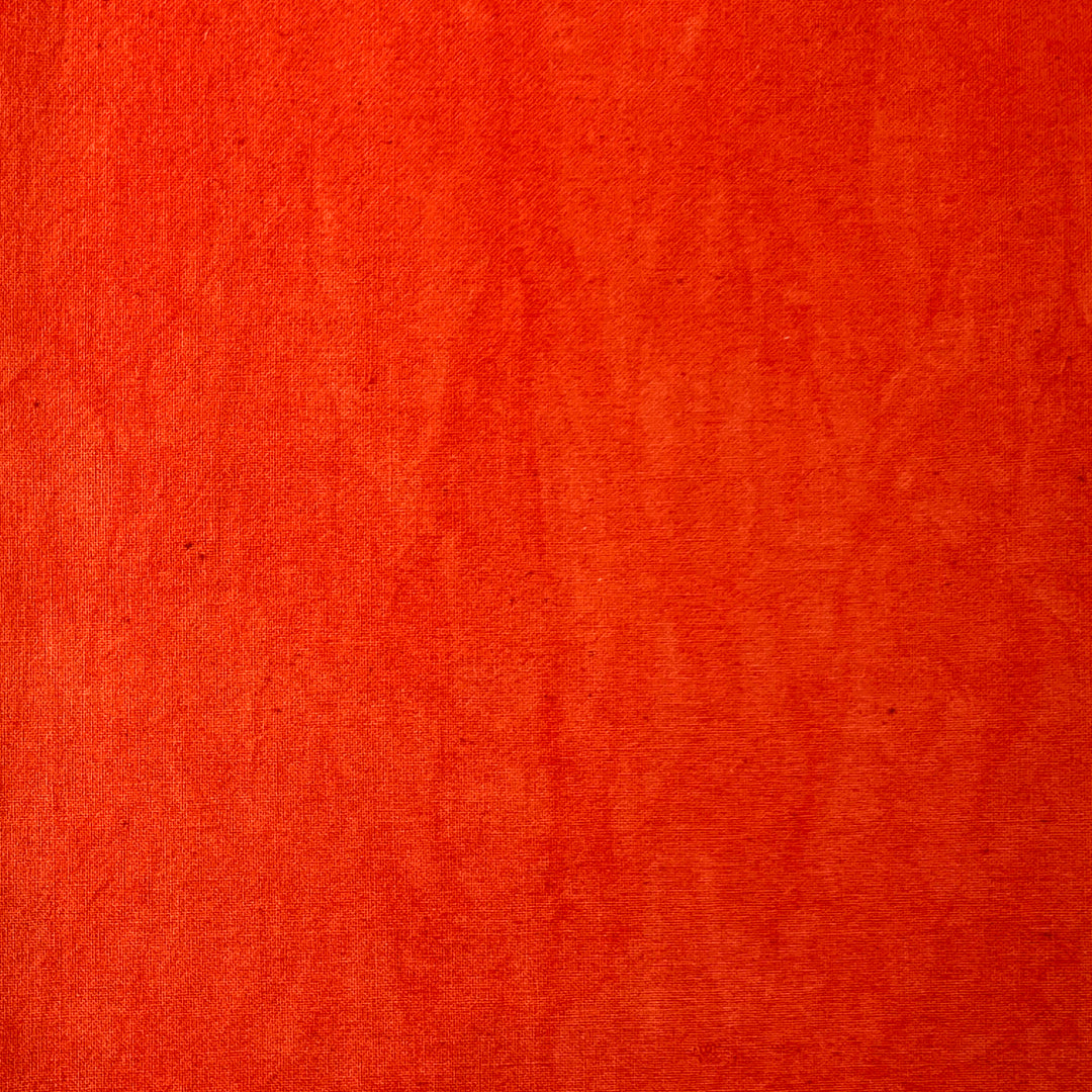 Cherrywood Hand Dyed Fabric -Red-Orange 0215