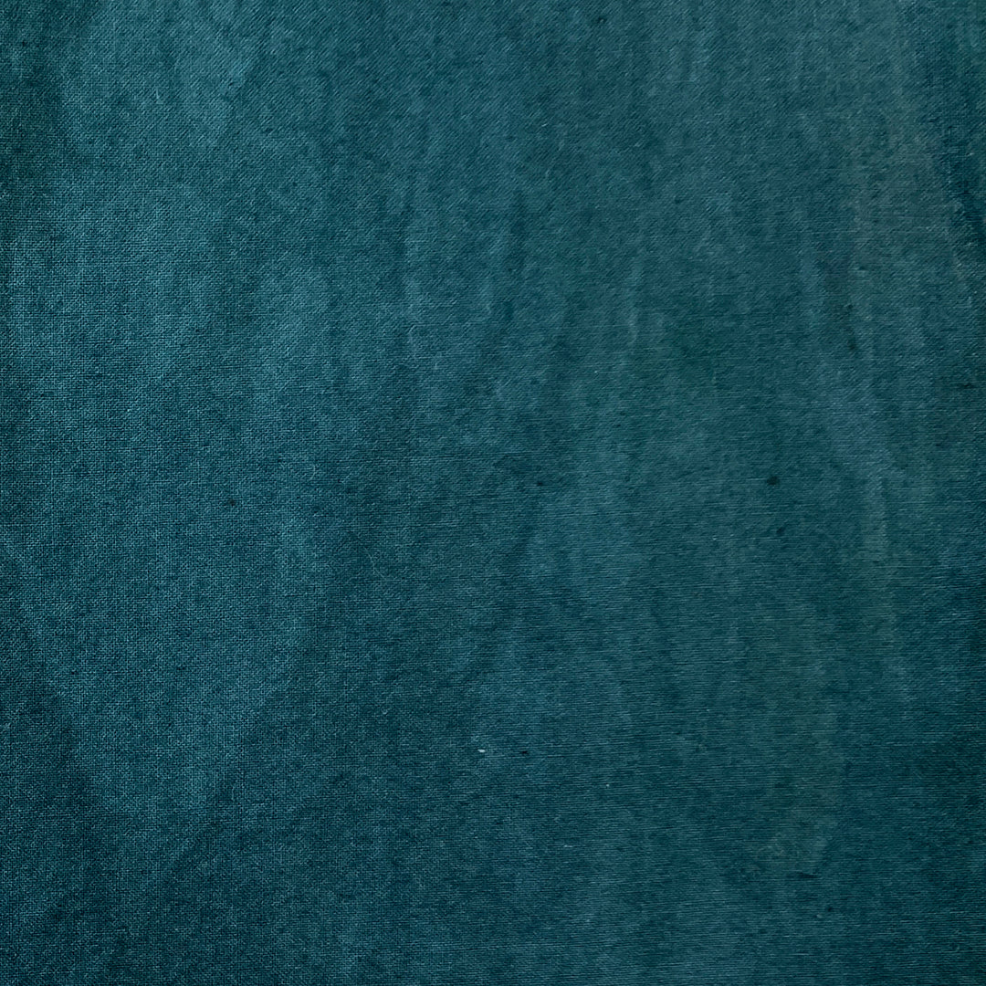 Cherrywood Hand Dyed Fabric - Teal Green 0815