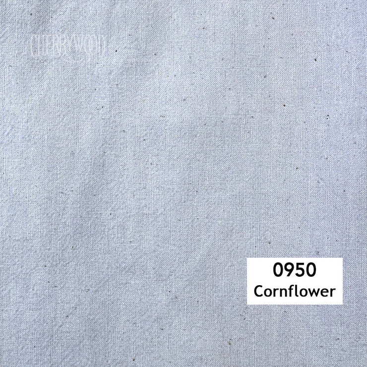Cherrywood Hand Dyed Fabric -Cornflower 0950