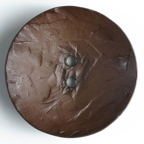 Dill Button 45mm Round Brown - 390158