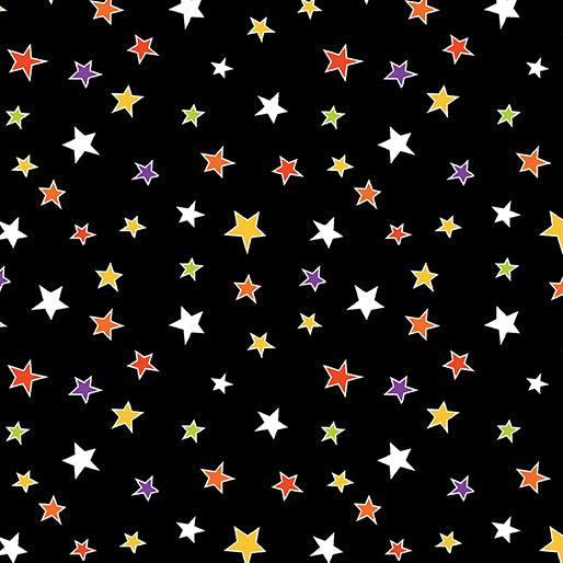 Glow-O-Ween -Glowing Stars Black 12966G12