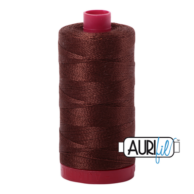 #2360 Chocolate Aurifil Cotton Thread