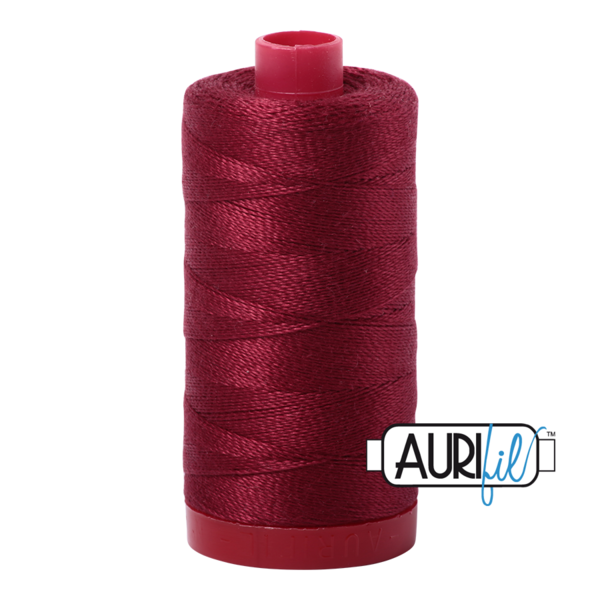 #2460 Dark Carmine Red Aurifil Cotton Thread