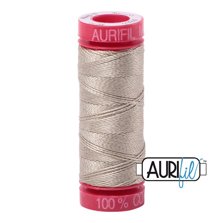 #2324 Stone Aurifil Cotton Thread