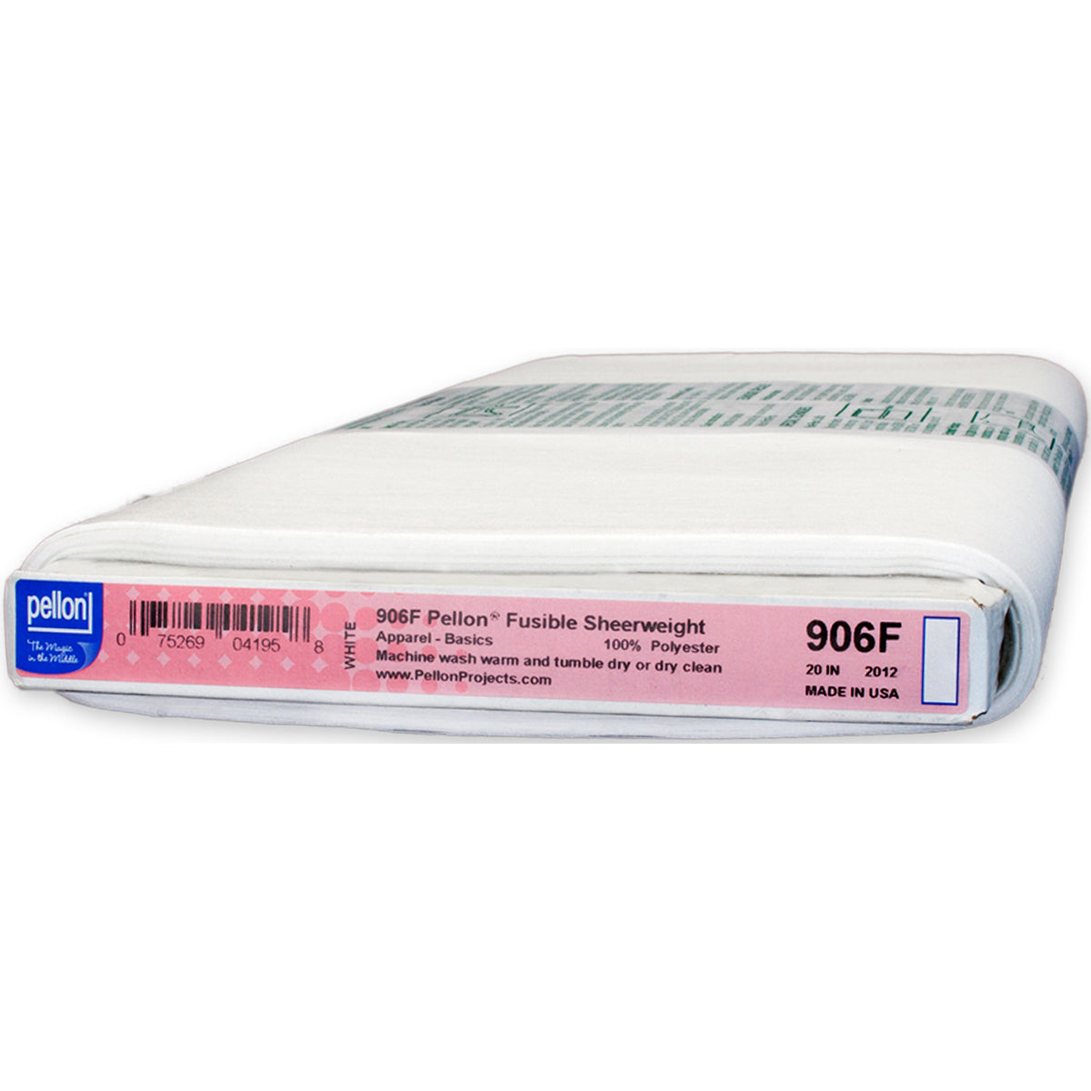 906F Fusible Sheerweight White Interfacing