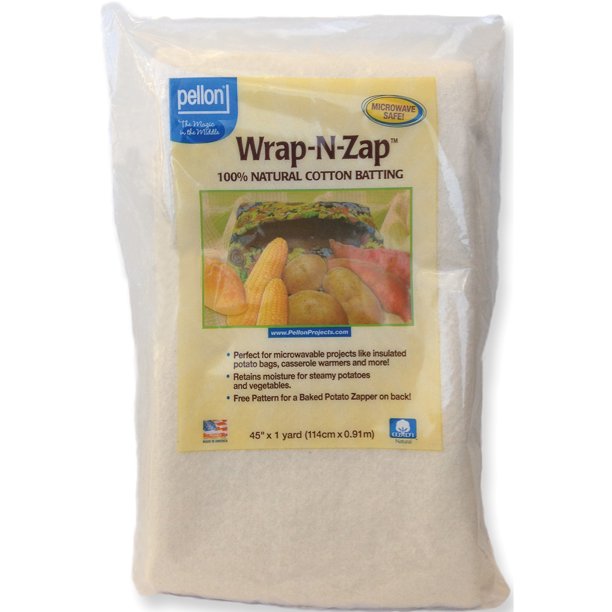 Pellon Wrap N Zap Batting 45in x 36in Package