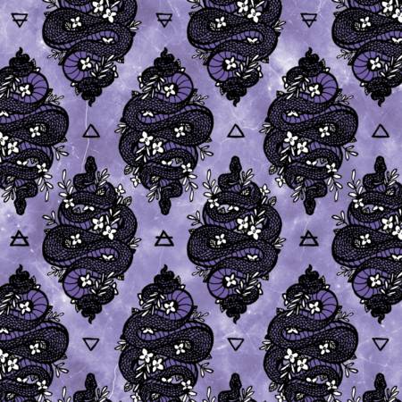 Purple Serpentine Digitally Printed