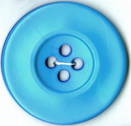 Dill Button 55mm 4-Hole Blue