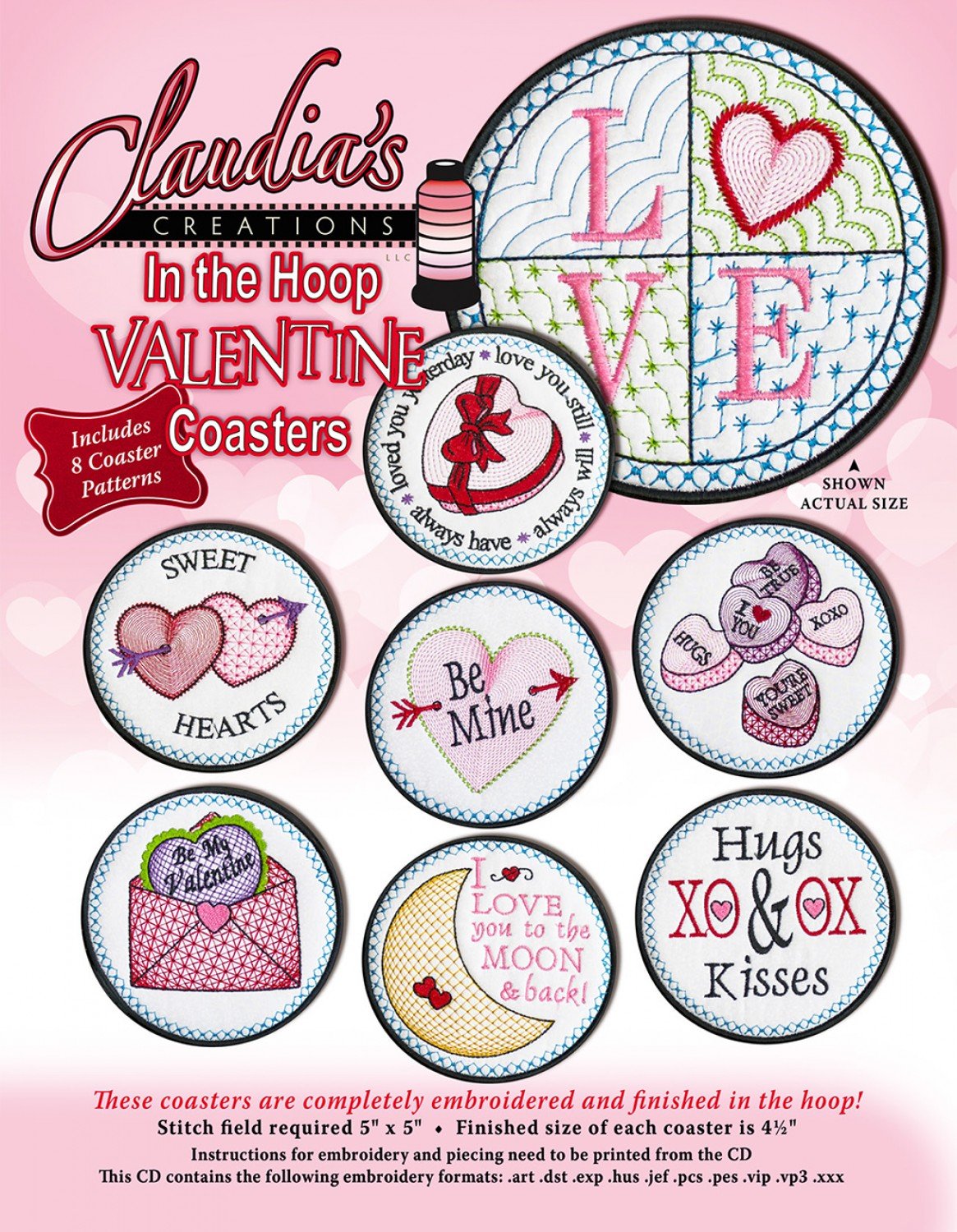 Valentines Day Coasters