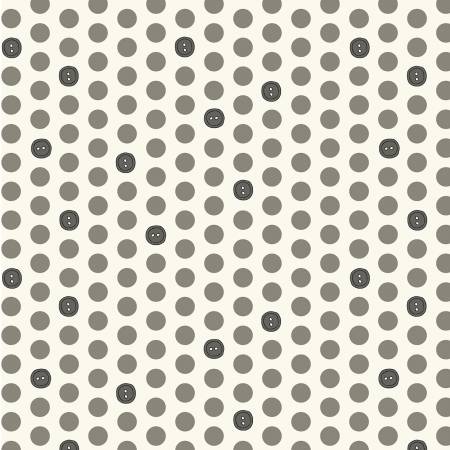 Bubbies Buttons and Blooms - Grey Button Dots