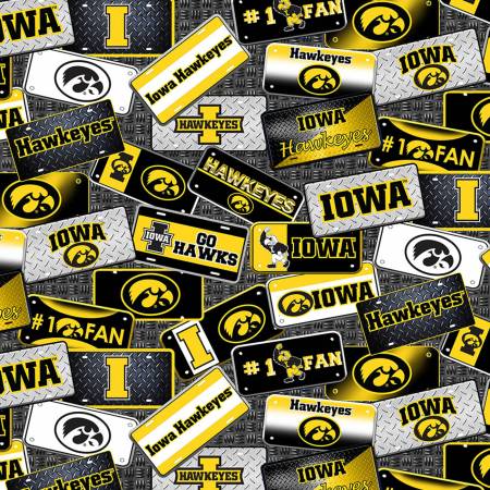 NCAA-Iowa Hawkeyes License Plate