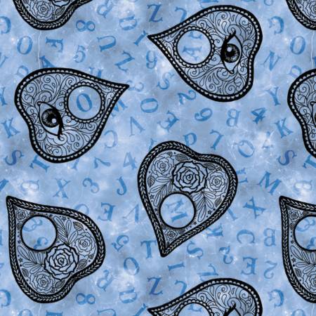 Blue Ouija Digitally Printed