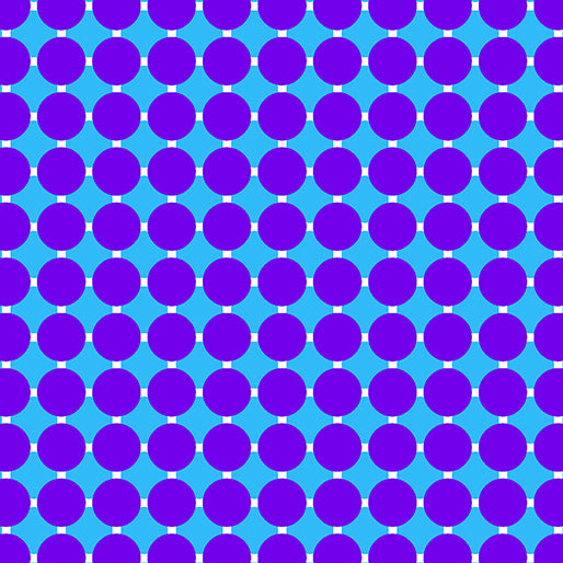 Circle Grid Grape/Blue