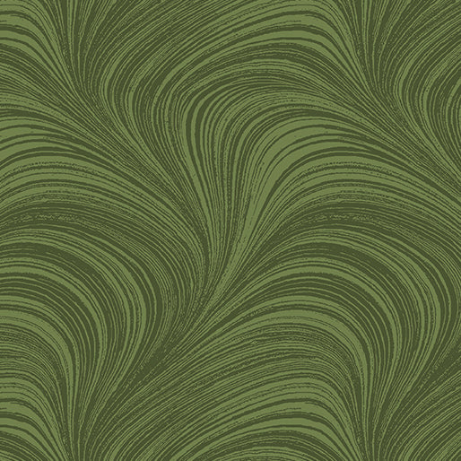 Wide back - Wave Texture Medium Green