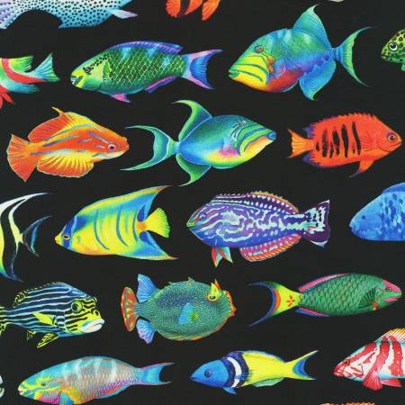 Coral Canyon - Black Fish Digitally Printed