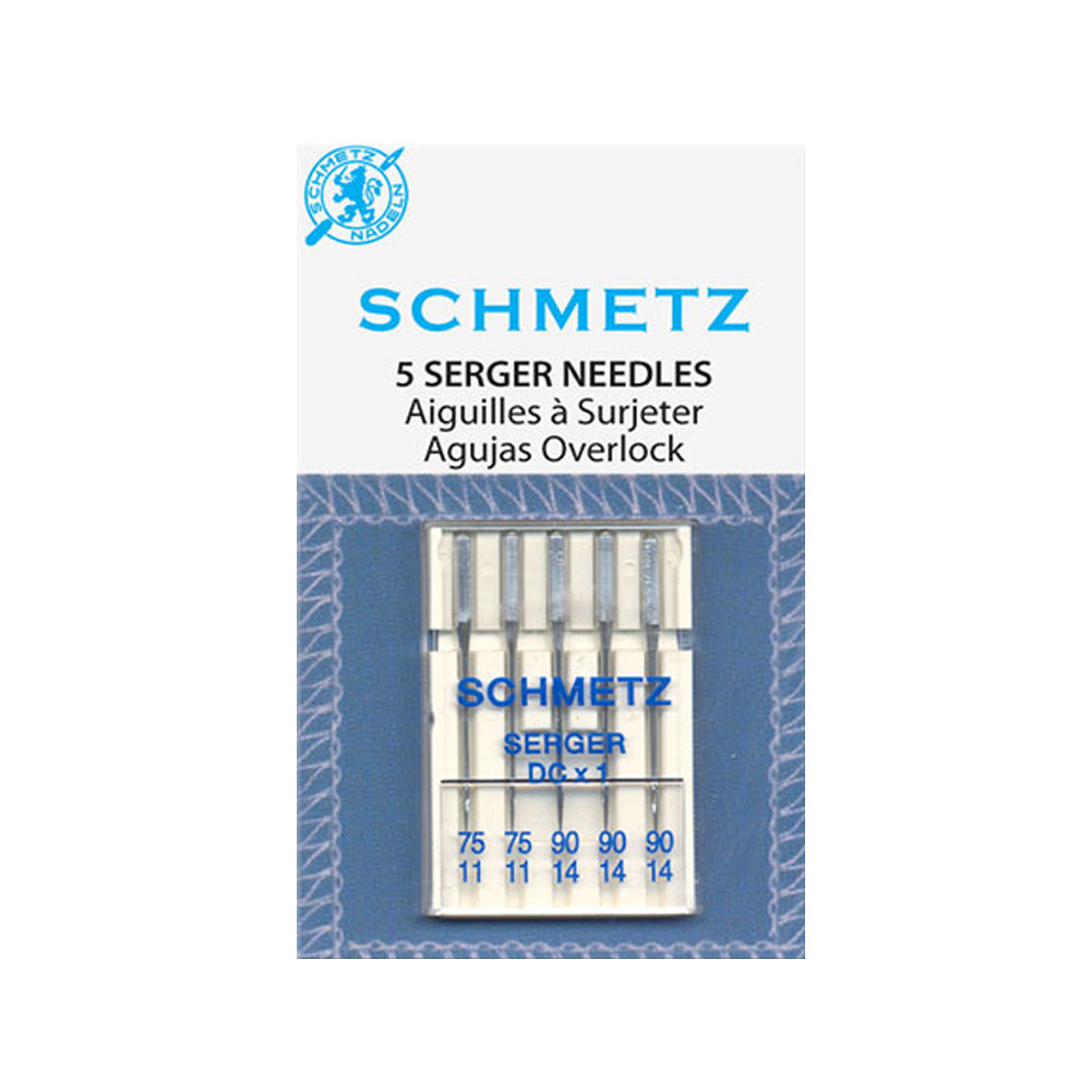 Schmetz Serger Needles Assorted Sizes - package of 5