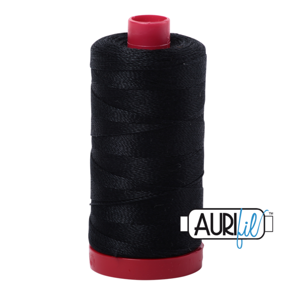 #2692 Black Aurifil Cotton Thread