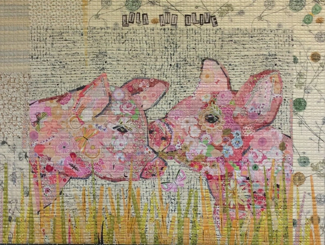 Lola and Olive Collage Pattern