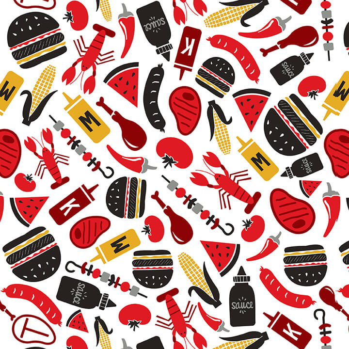 Peace Love and BBQ - BBQ Icons