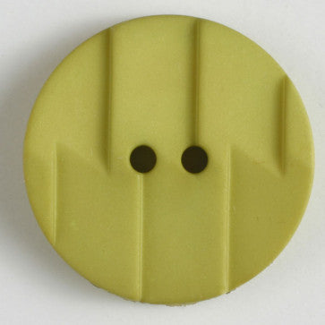 Dill Button 28mm Lime Textured Round