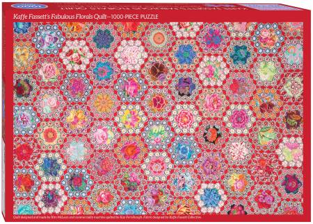 Kaffe Fasset Fabulous Florals Quilt Jigsaw Puzzle