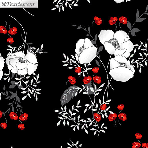 Poppy Bouquets Black