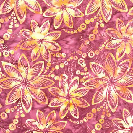 Tonga B8165-CHERRY (Pearled Flowers)