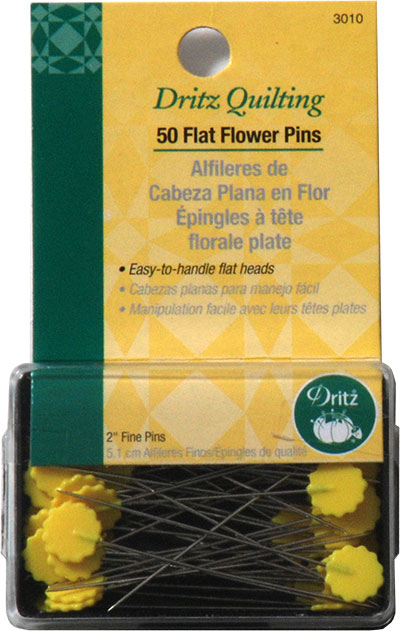 Flat Flower Head Pins