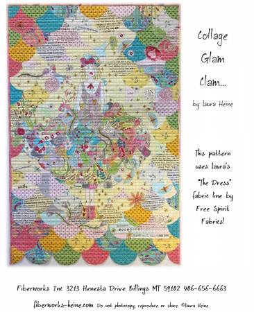 Glam Clam Collage Pattern