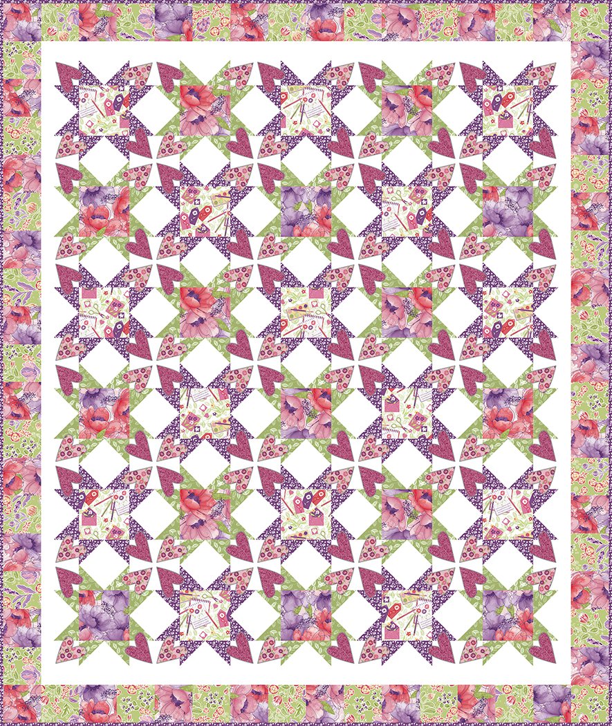 Loves Me Loves Me Not Quilt Pattern