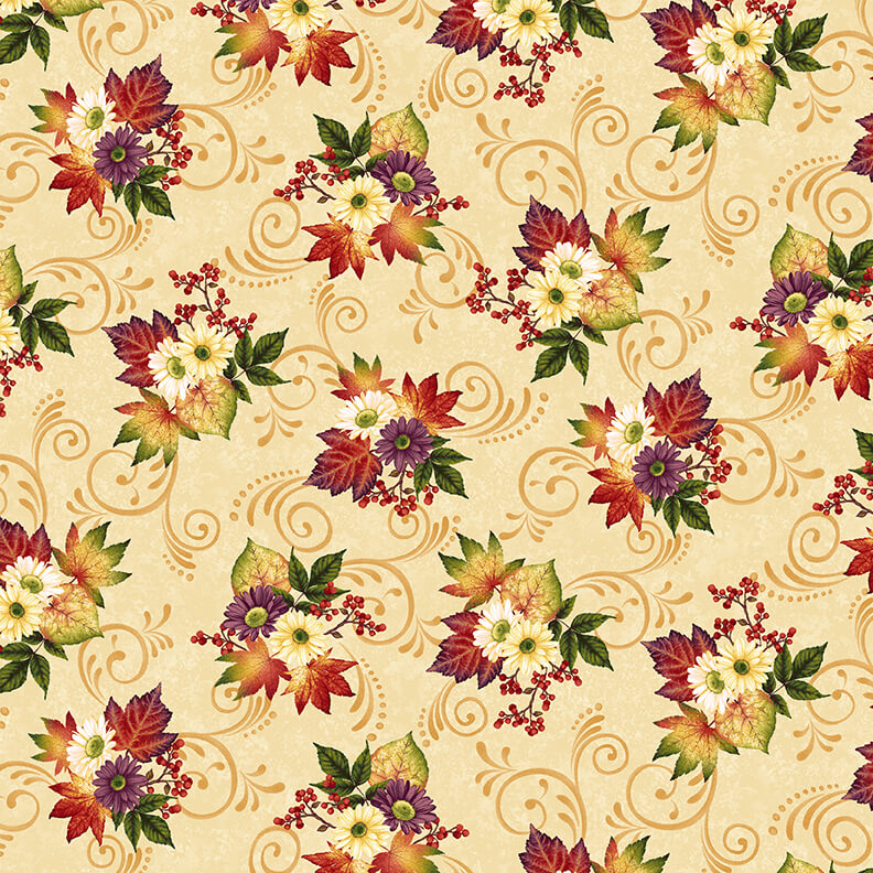 Pumpkin Harvest - Daisy Bouquet Cream