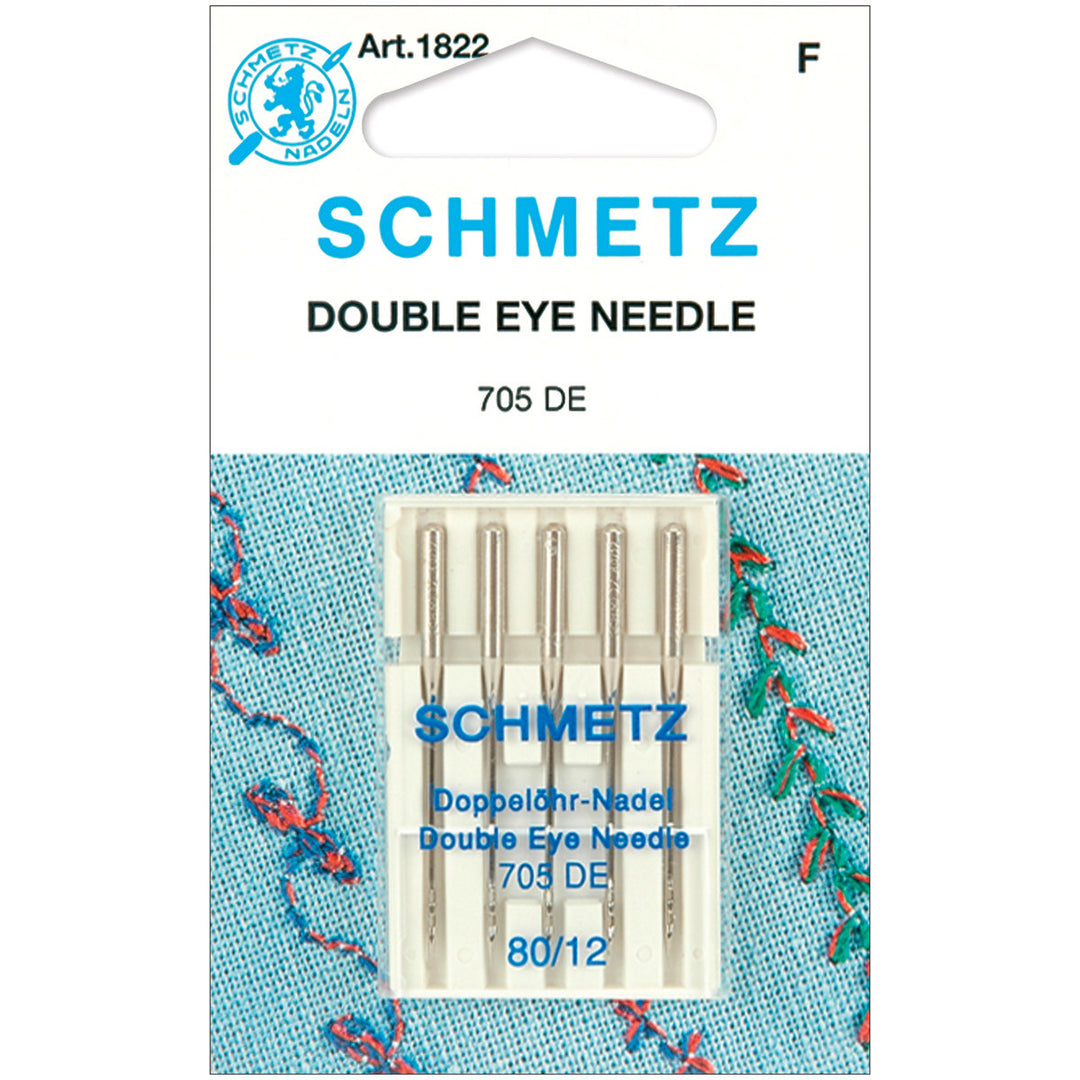 Schmetz Double Eye 5-pk Size 80/12