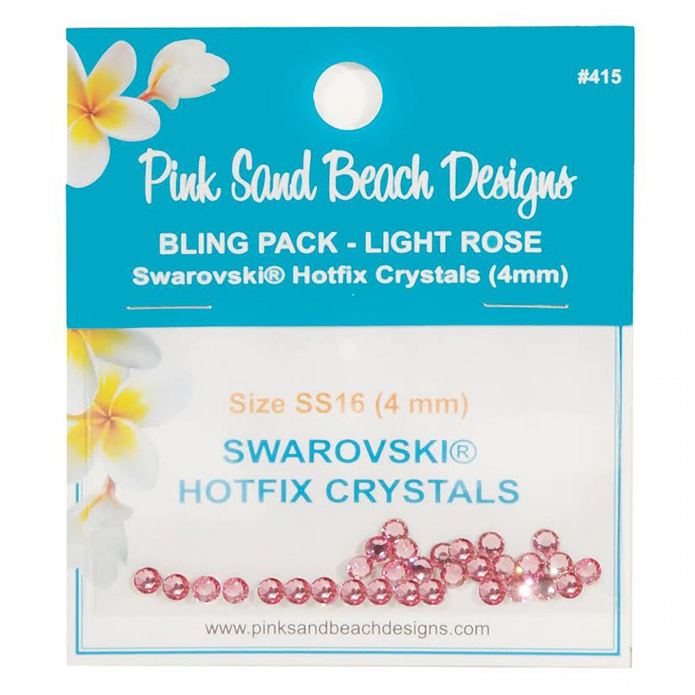 Bling Pack - Swarovski Hotfix Crystal 4mm - Light Rose