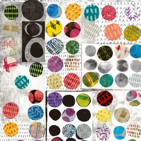 Wabi Sabi Multi Color Polka Dot -  Digital Print