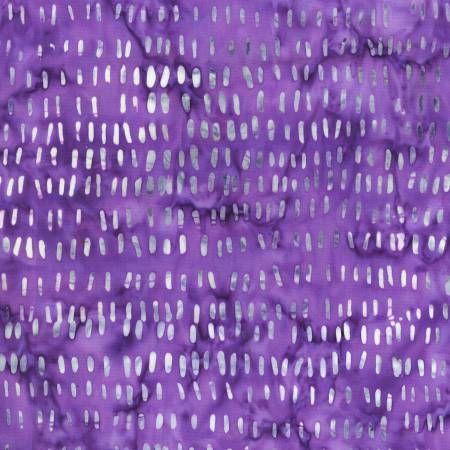 Purple Raindrops Batik