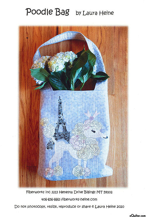 Poodle Bag Collage Pattern