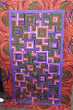 Floating Squares Pattern