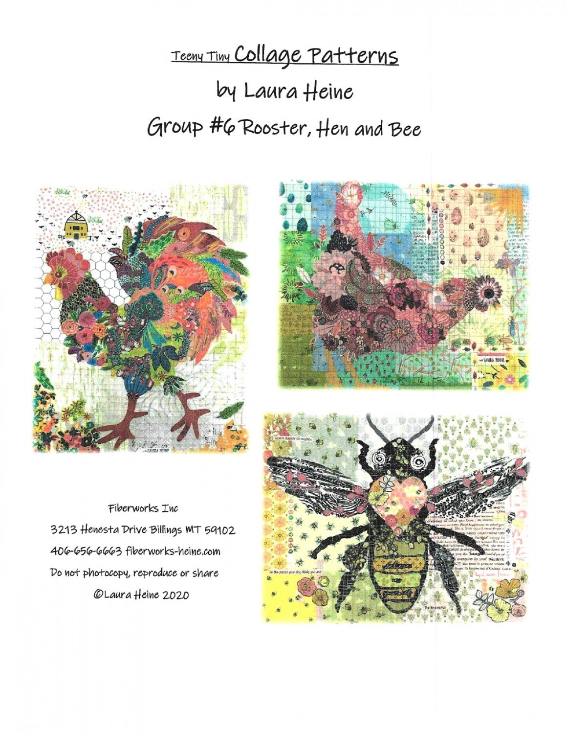 Teeny Tiny Collage Patterns Group 6