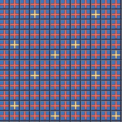 Double Grid Blue (Lizzy Albright)