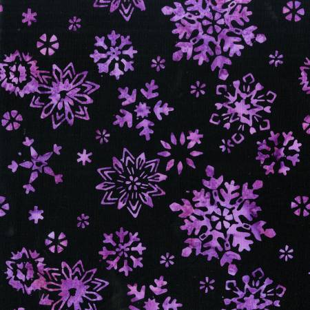 BeColourful - Snowflakes - Black 3078Q-X