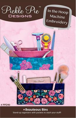 Beauteous Bins ITH Machine Embroidery CD