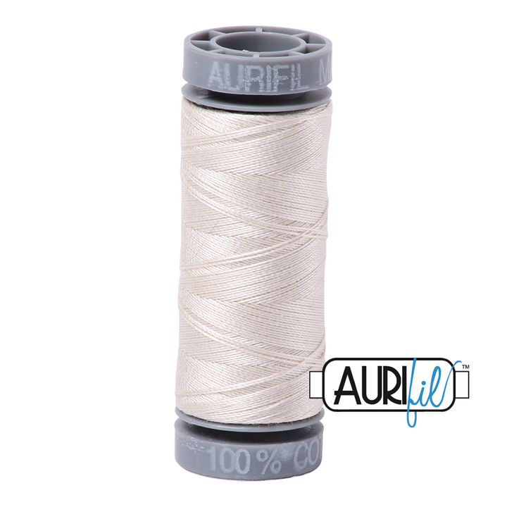 #2309 Silver White Aurifil Cotton Thread