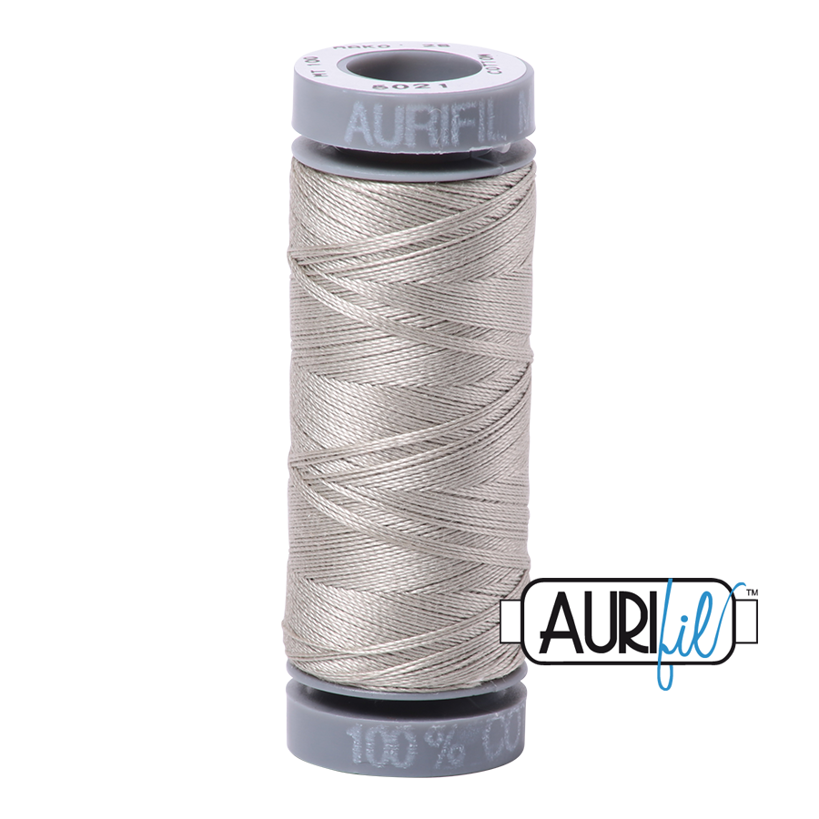 #5021 Light Grey Aurifil Cotton Thread