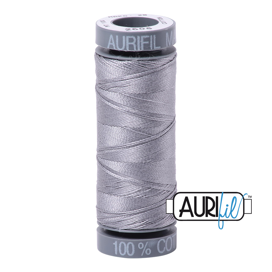 #2605 Grey  Aurifil Cotton Thread